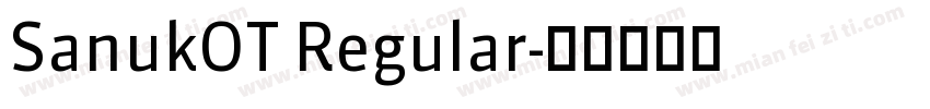 SanukOT Regular字体转换